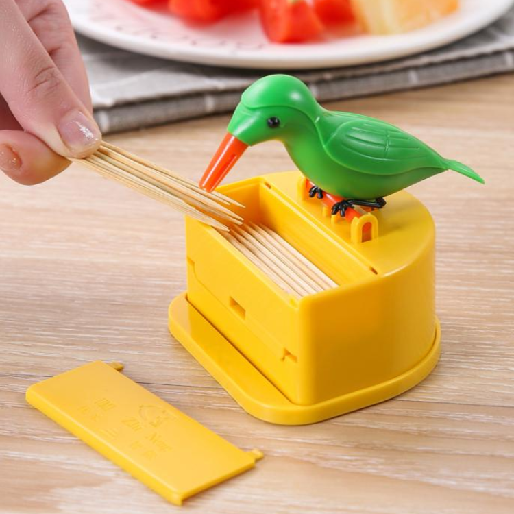 Bird Toothpick Holder Box