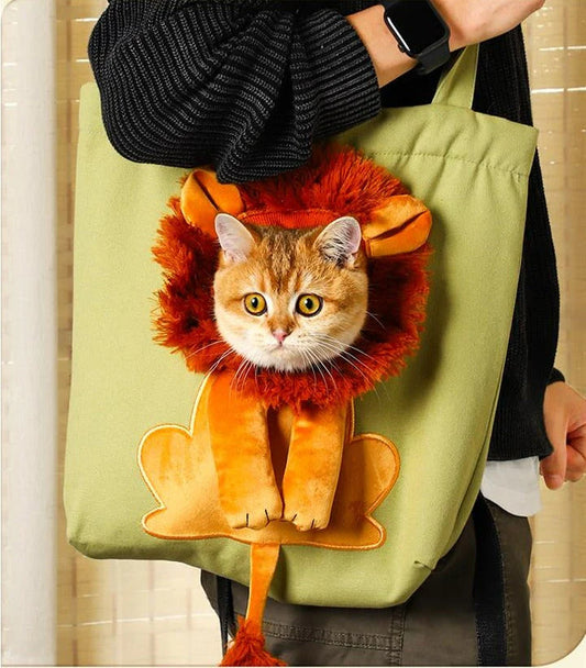 Lion Shoulder Carrying Pet Bag