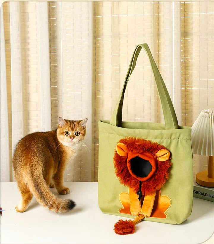 Lion Shoulder Carrying Pet Bag