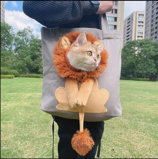 Lion Shoulder Carrying Pet Bag